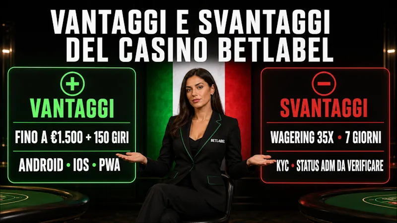 Vantaggi e svantaggi del casino BetLabel